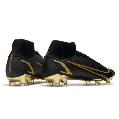Chuteira Nike Mercurial Superfly 8 Elite Campo FG - Preto/Dourado