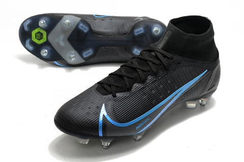 Chuteira Nike Mercurial Superfly 8 Elite SG "Black Pack"