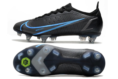 Chuteira Nike Mercurial Vapor 14 Elite SG "Black Pack"